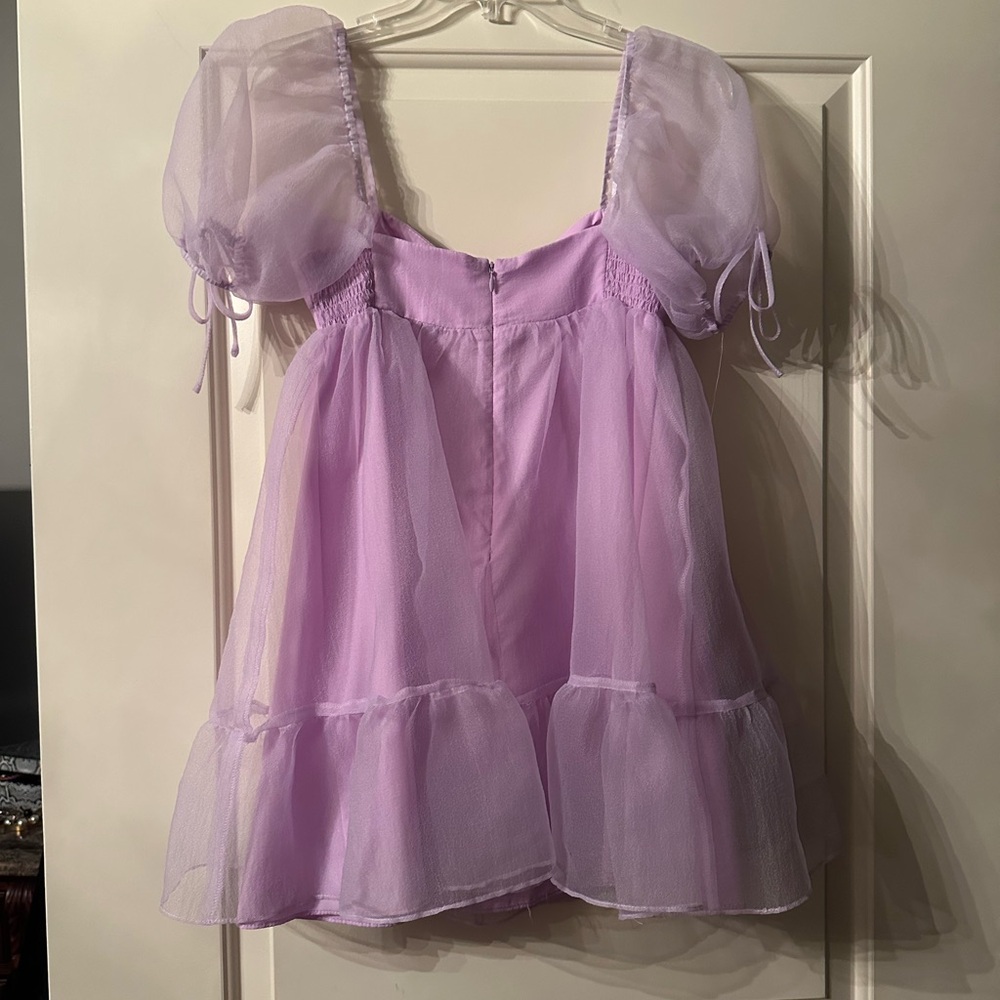 Amanda Uprichard Lavender Mini Dress